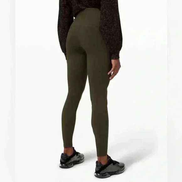 lululemon athletica Pants - Lululemon Women's 10 Wunder Lounge Super High-Rise Tight 28" Green Soft Pants